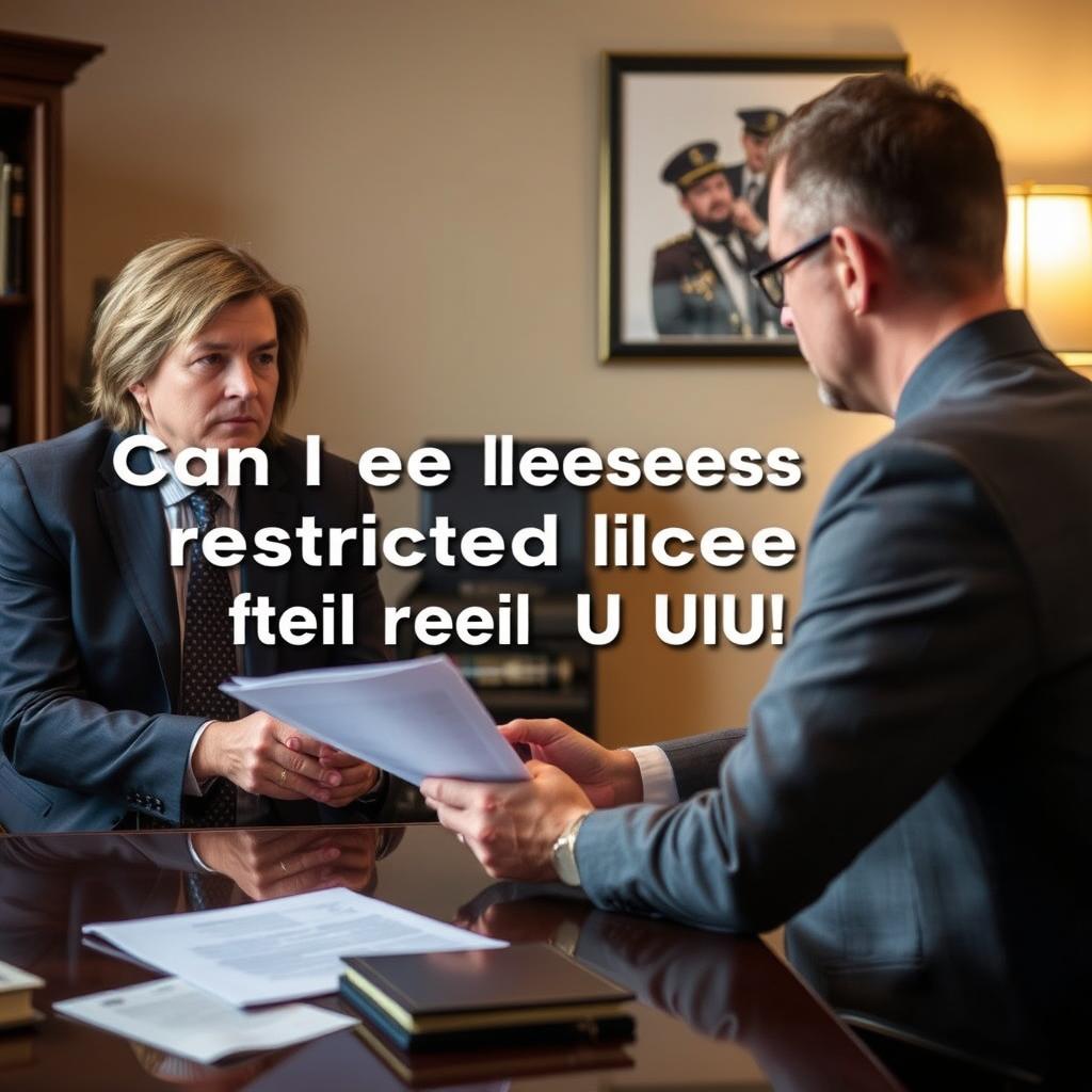 Can I get a restricted license after a DUI in Chesterfield County