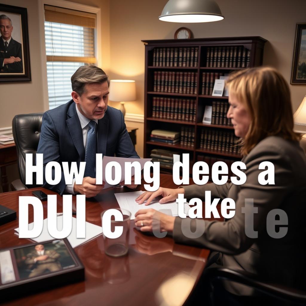 How long does a DUI case take in James City County